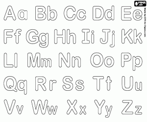 de Letras - Alfabeto , dibujos de Letras - Alfabeto para imprimir ...