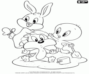 Facebook Baby Images on Baby Looney Tunes Jugando En La Arena  Beb   Bugs Bunny  Beb   Piol  N