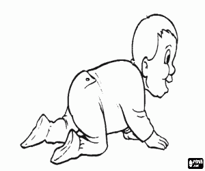 Dibujos para colorear de Bebé , dibujos de Bebé para imprimir ...