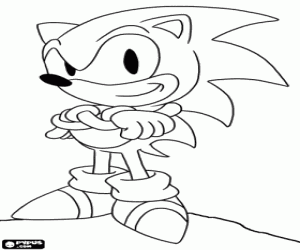 Dibujos para colorear de Sonic , dibujos de Sonic para imprimir ...