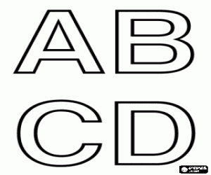 de Letras - Alfabeto , dibujos de Letras - Alfabeto para imprimir ...