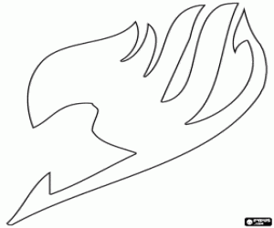 Colorear Logo de Fairy Tail