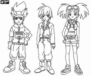 para colorear de Dinosaur King - Dino Rey , dibujos de Dinosaur King ...