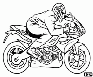 ... dibujos de Motocicletas para imprimir , juegos de pintar Motocicletas